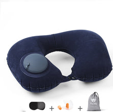 Portable Travel Inflatable U-Shaped TPU Pillow