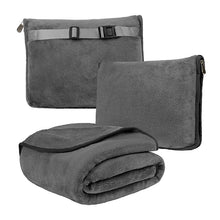 Multifunctional 2-in-1 Travel Plane Storage Blanket